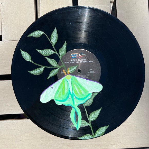 Hand painted vinyl record - Picture 1 of 1